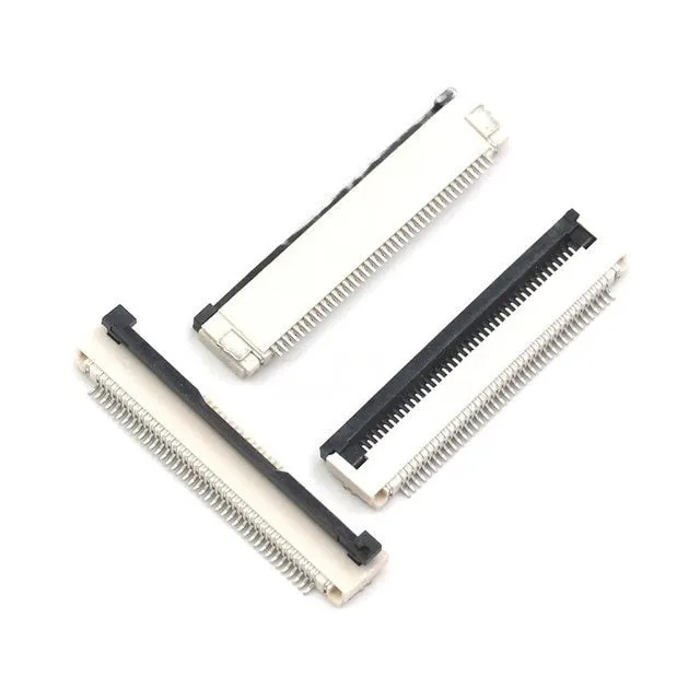 0.5mm FPC FFC SMT Bottom Contacts Flip Clamshell Connector