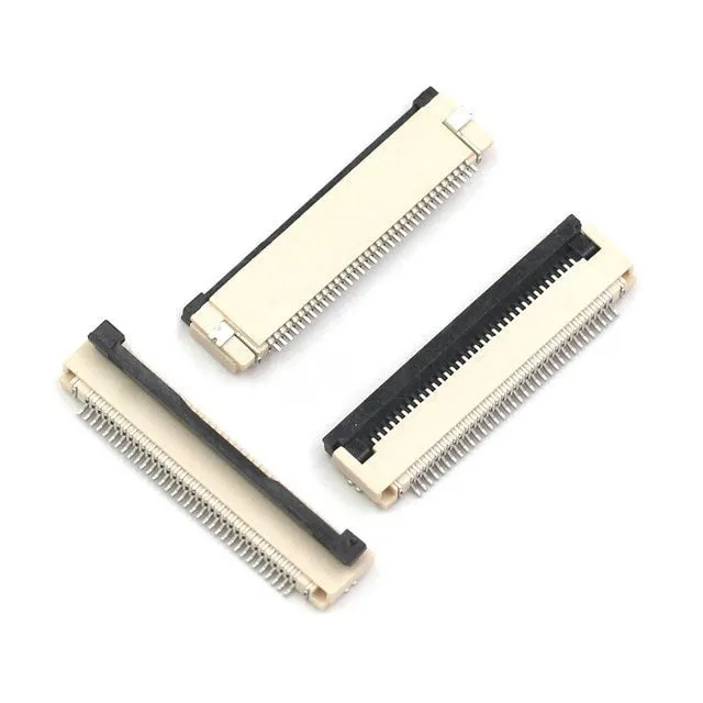 0.5mm FPC FFC SMT Bottom Contacts Flip Clamshell Connector