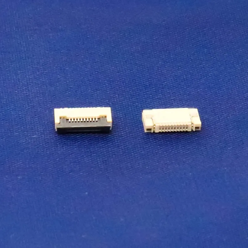 0.5mm FPC FFC SMT Bottom Contacts Flip Clamshell Connector