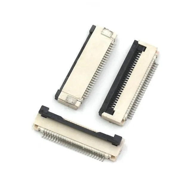 0.5mm FPC FFC SMT Bottom Contacts Flip Clamshell Connector