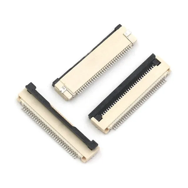 0.5mm FPC FFC SMT Bottom Contacts Flip Clamshell Connector