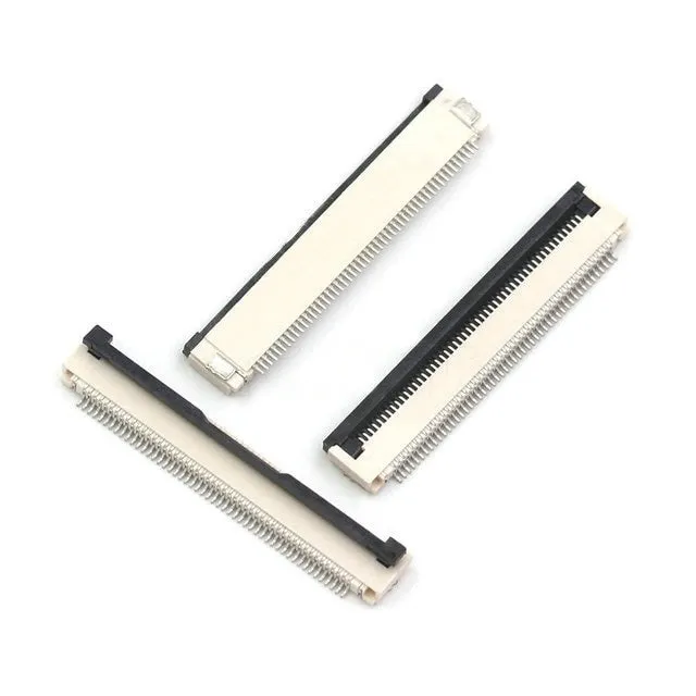 0.5mm FPC FFC SMT Bottom Contacts Flip Clamshell Connector