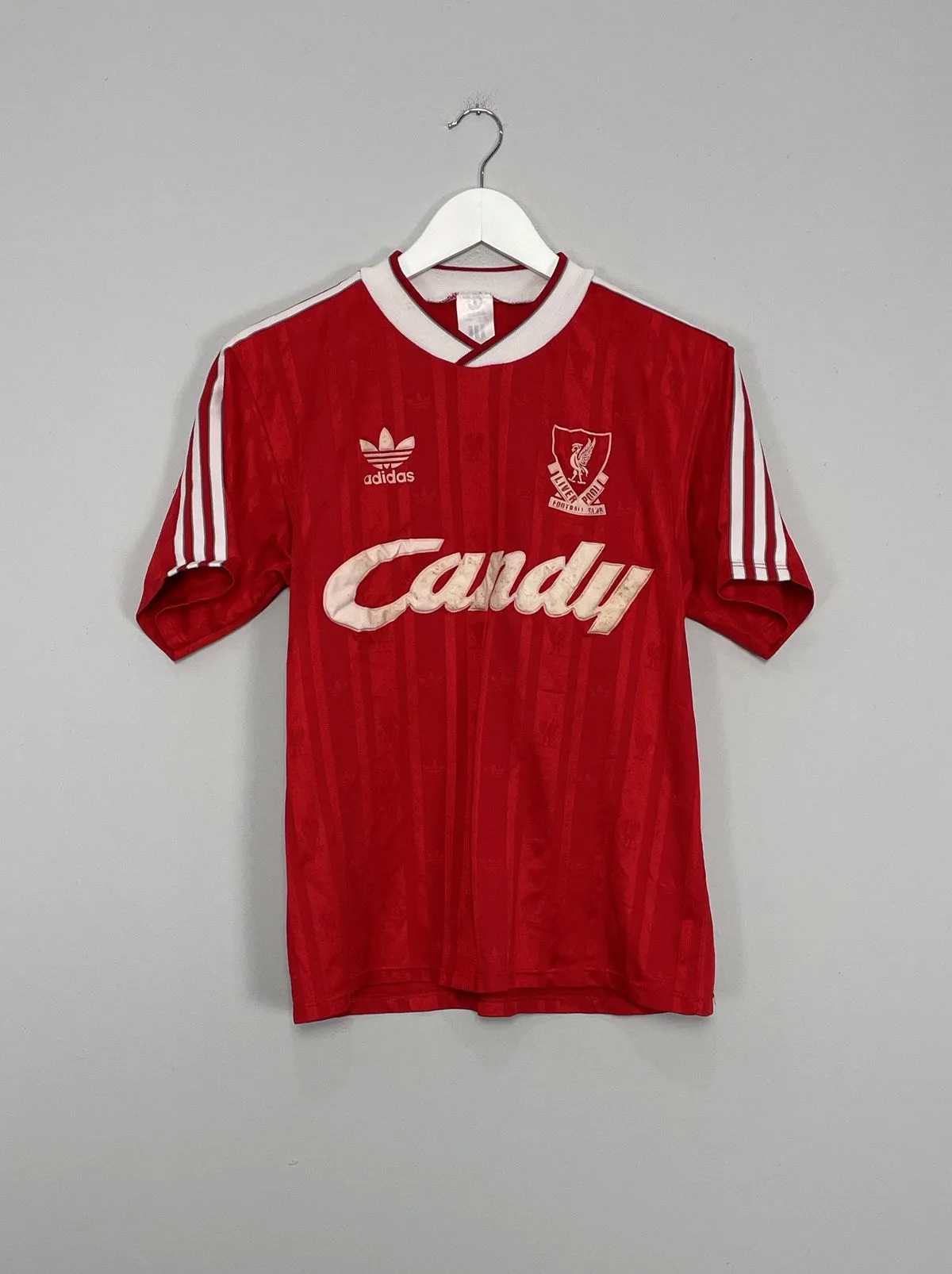 1988/89 LIVERPOOL HOME SHIRT (M) ADIDAS