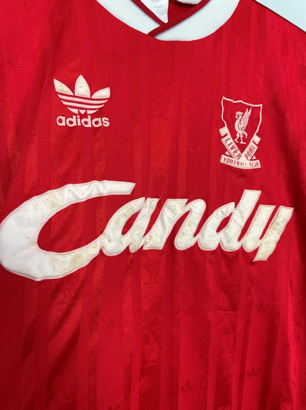 1988/89 LIVERPOOL HOME SHIRT (M) ADIDAS