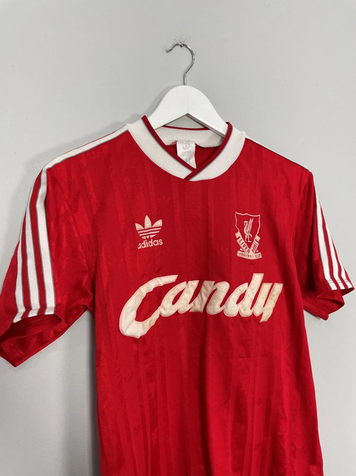 1988/89 LIVERPOOL HOME SHIRT (M) ADIDAS