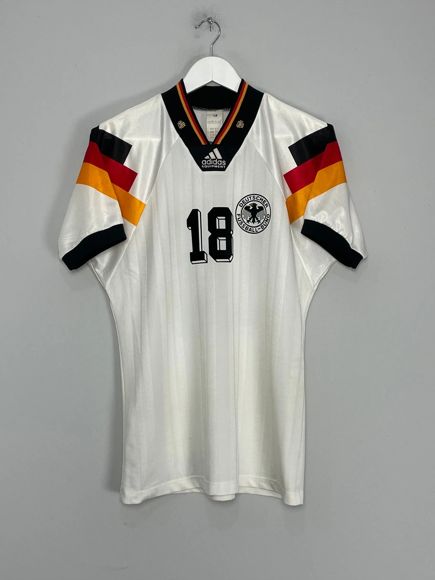 1992/94 GERMANY KLINSMANN #18 HOME SHIRT (S) ADIDAS