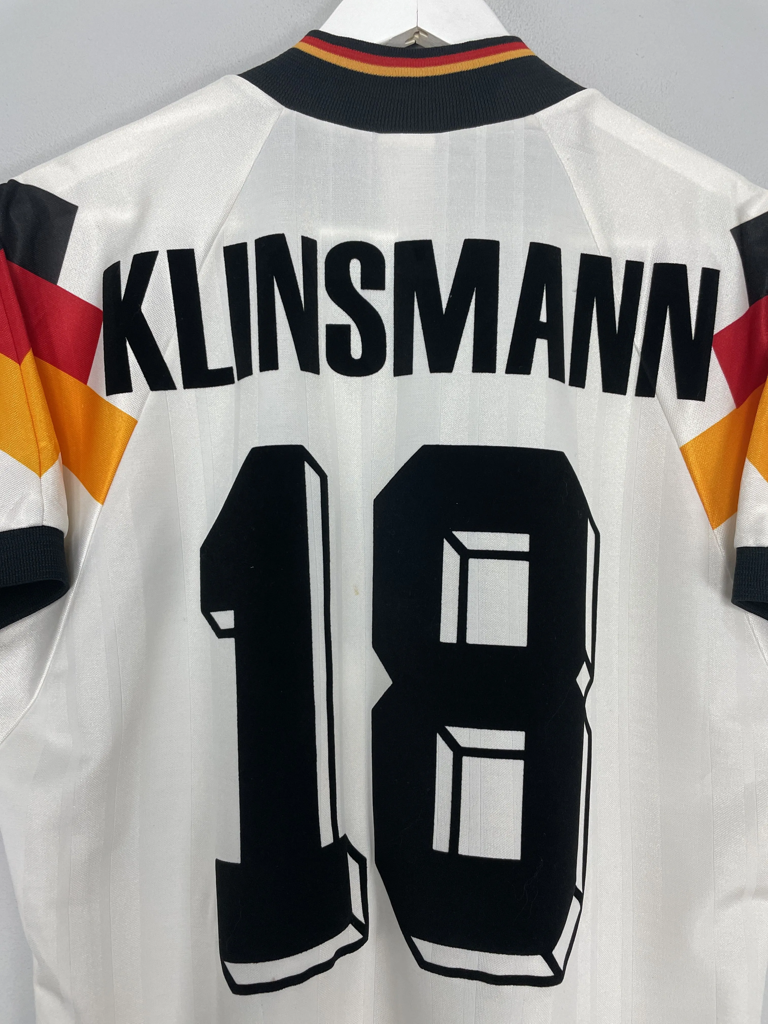 1992/94 GERMANY KLINSMANN #18 HOME SHIRT (S) ADIDAS