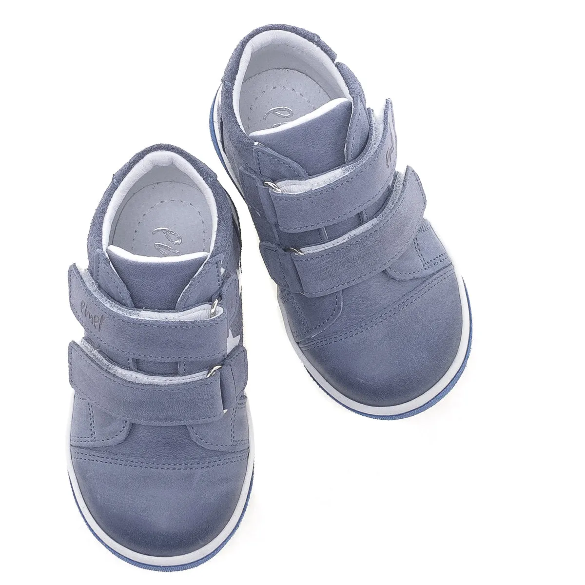 (2675A-2) Emel shoes velcro trainers stars