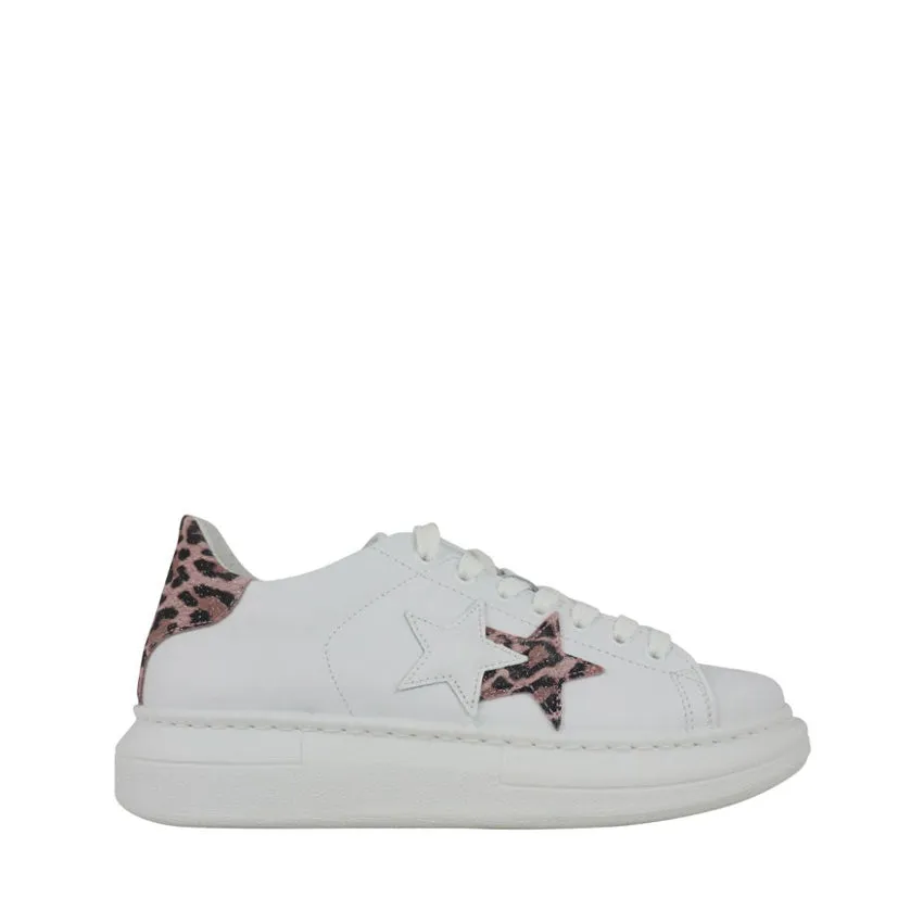 2STAR SNEAKERS 1705 BIANCO-MACULATO