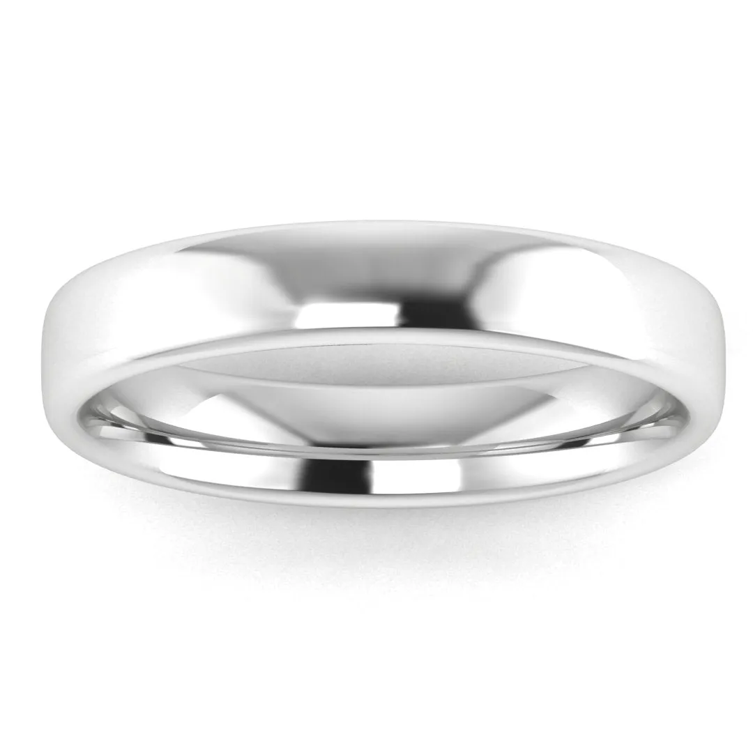 3.5mm Band Classic Soft Court Wedding Ring