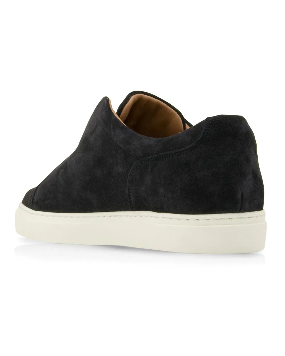 Aaron Suede Sneaker in Dark Navy