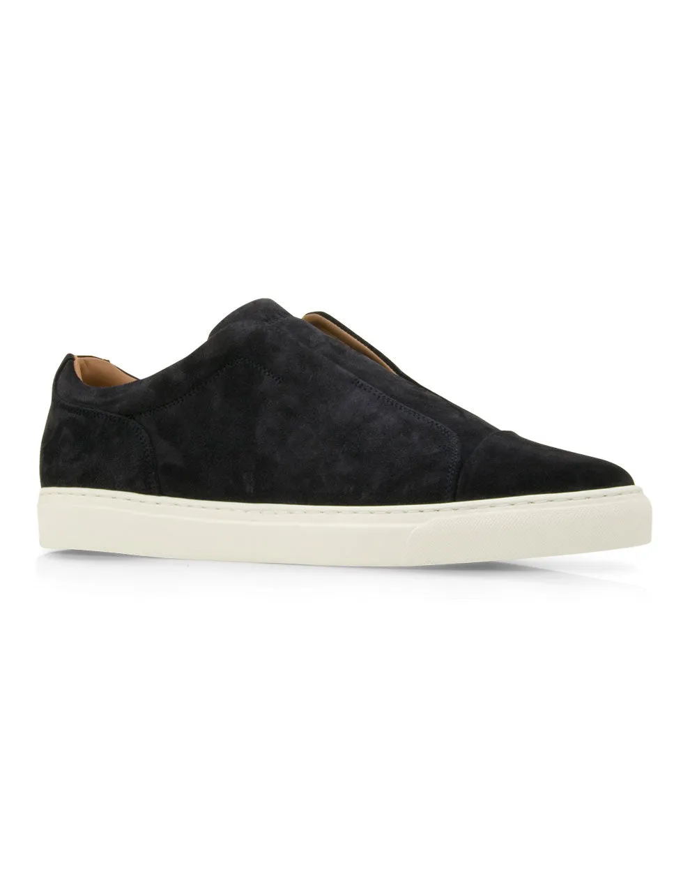 Aaron Suede Sneaker in Dark Navy