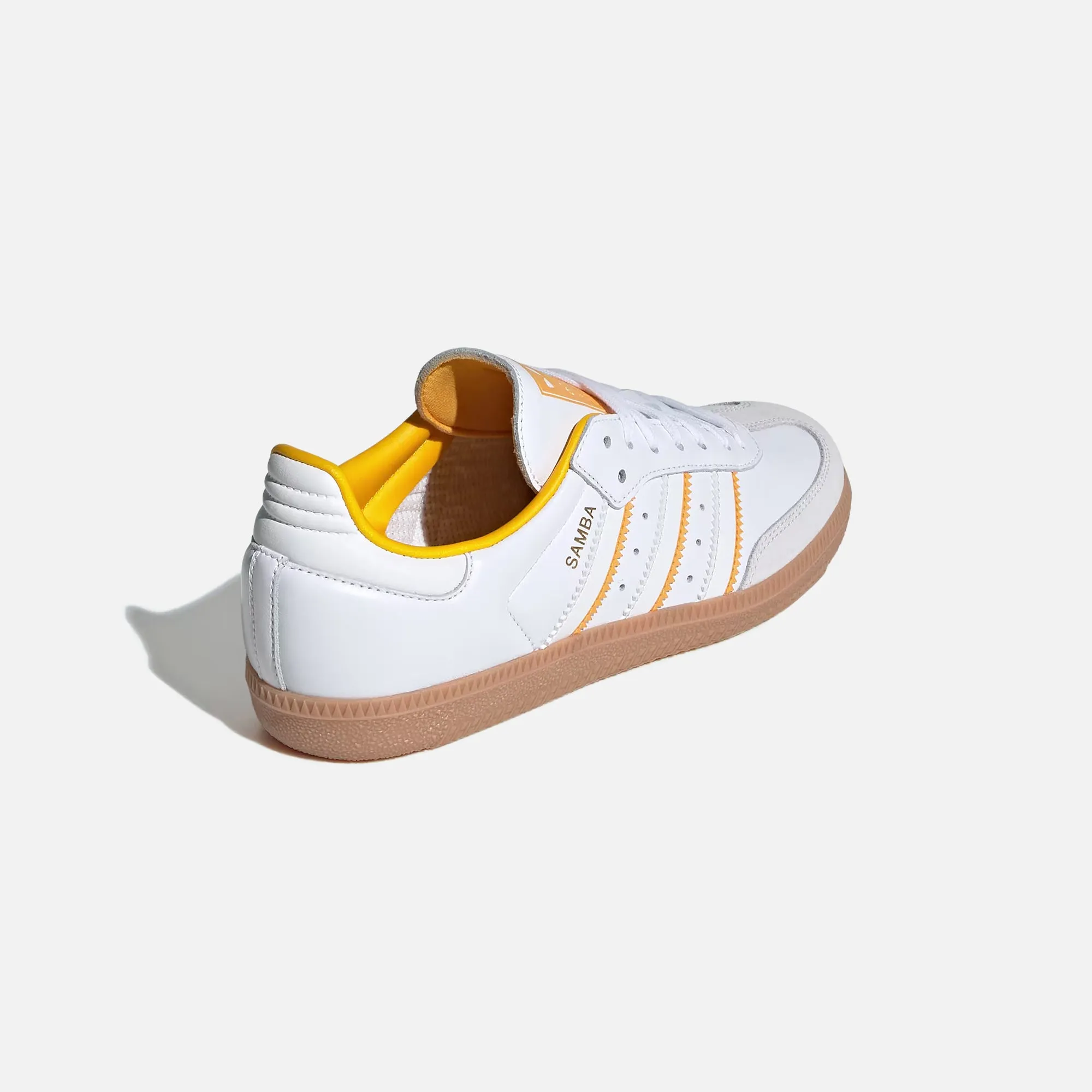 adidas GS Samba OG - White / Crystal White / Crew Yellow