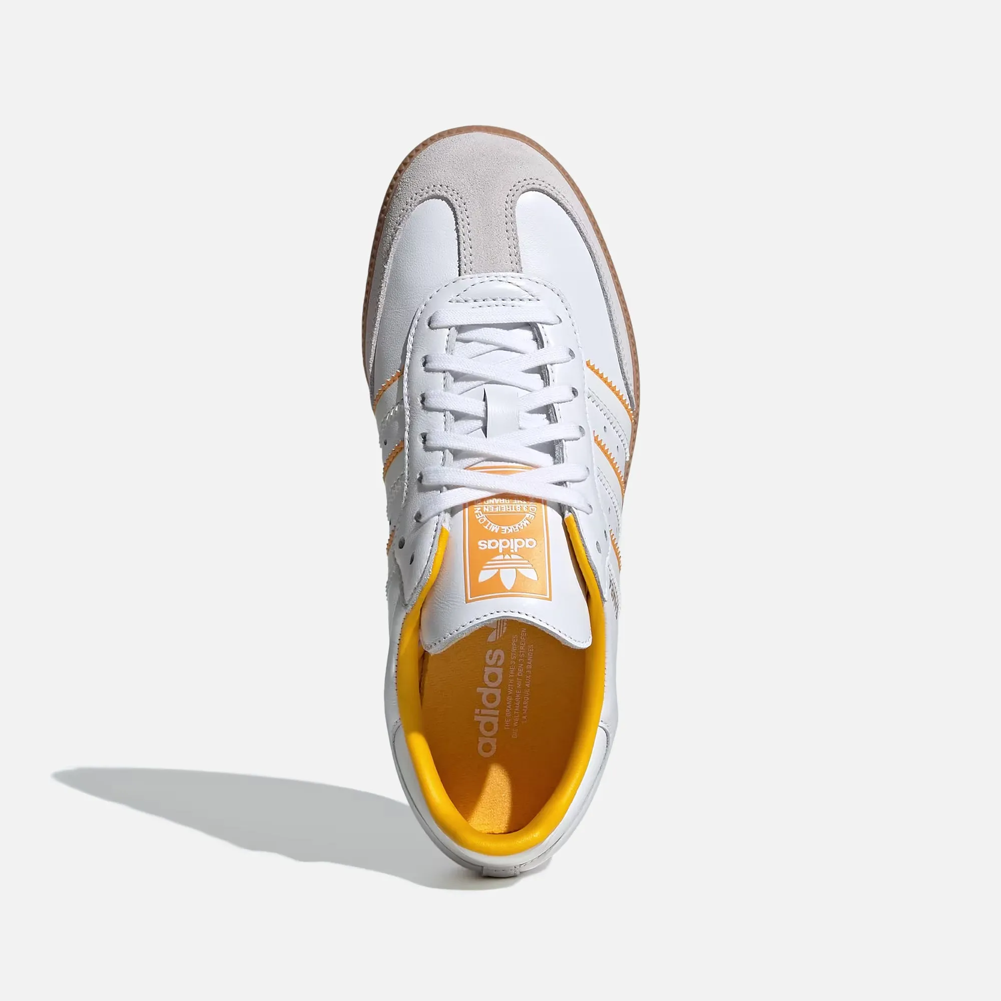 adidas GS Samba OG - White / Crystal White / Crew Yellow