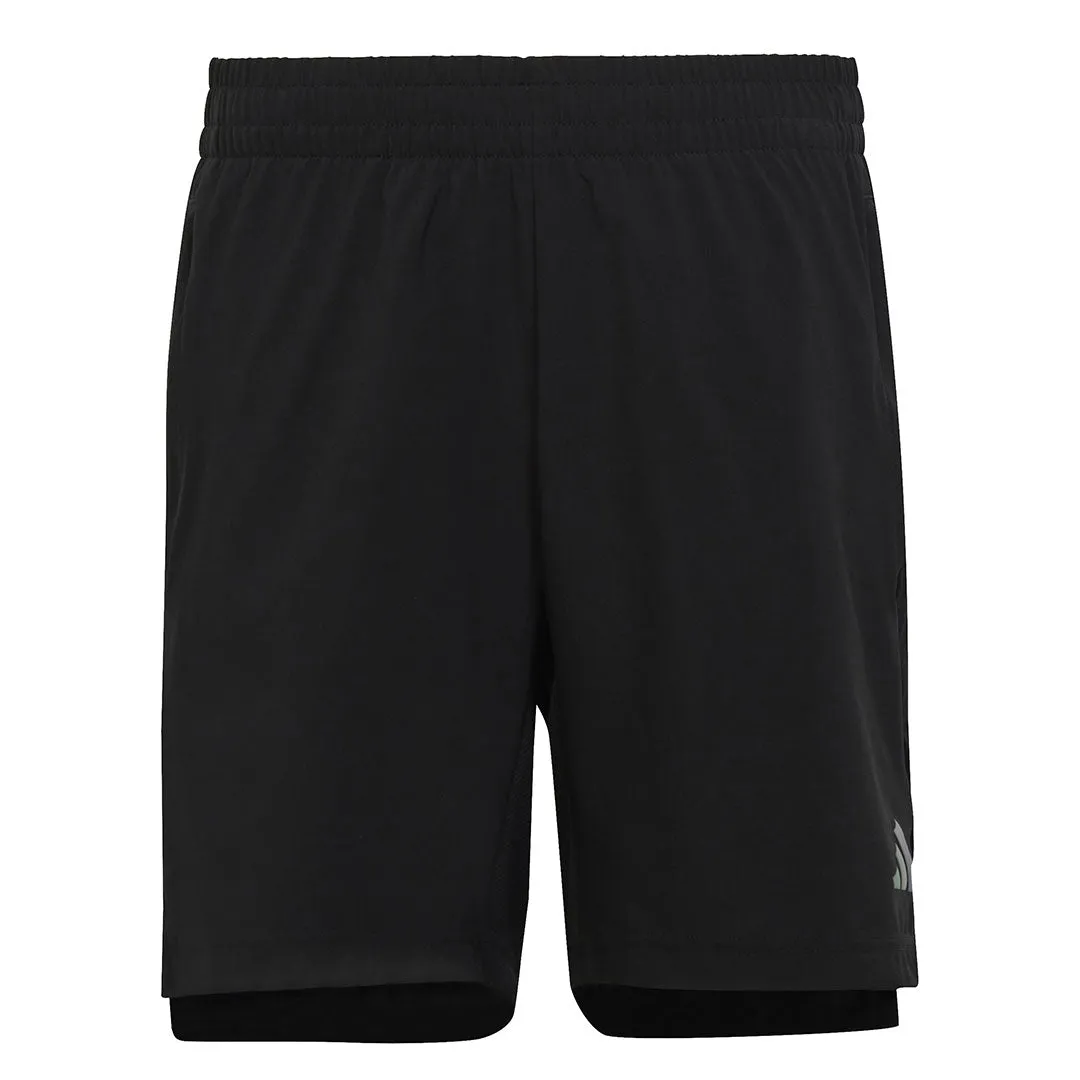 adidas - Kids' (Junior) Aeroready 3-Stripes Woven Shorts (IB8872)