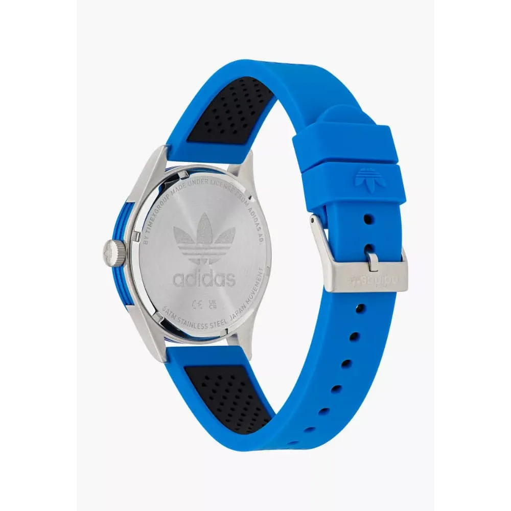 Adidas Originals Blue Silicone Strap Unisex Watch AOSY23032