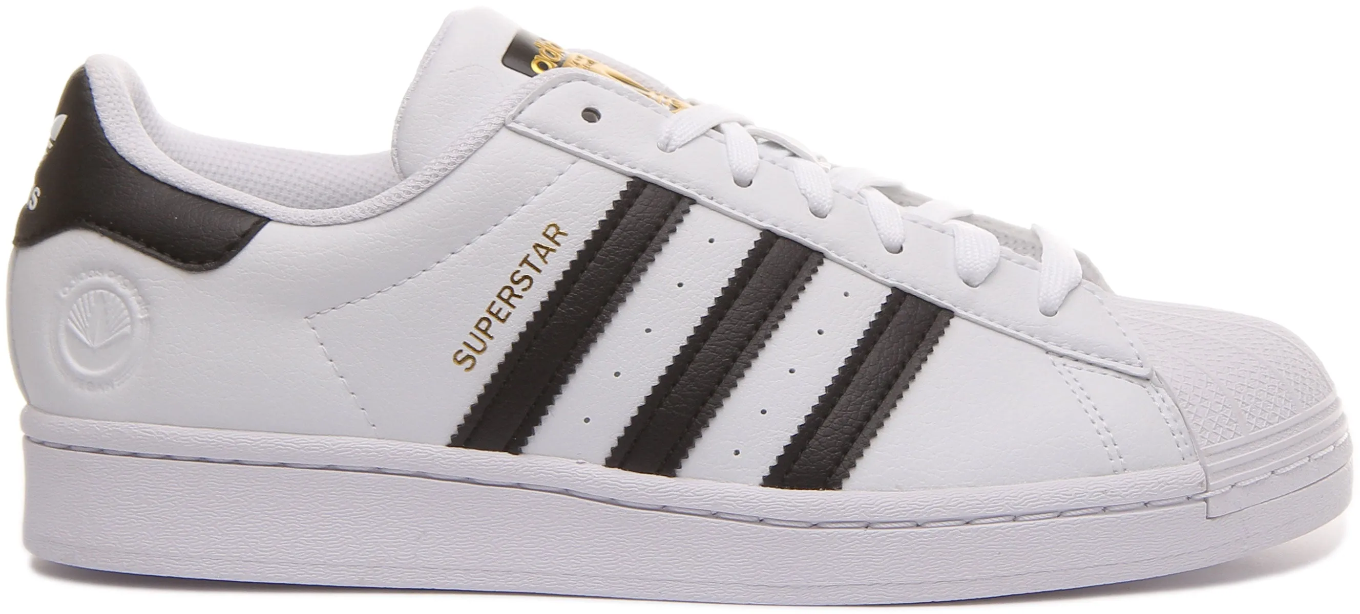 Adidas Superstar In White Black For Men