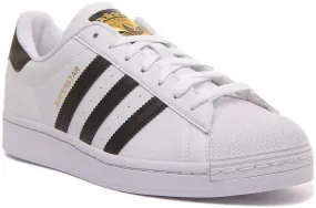 Adidas Superstar In White Black For Men