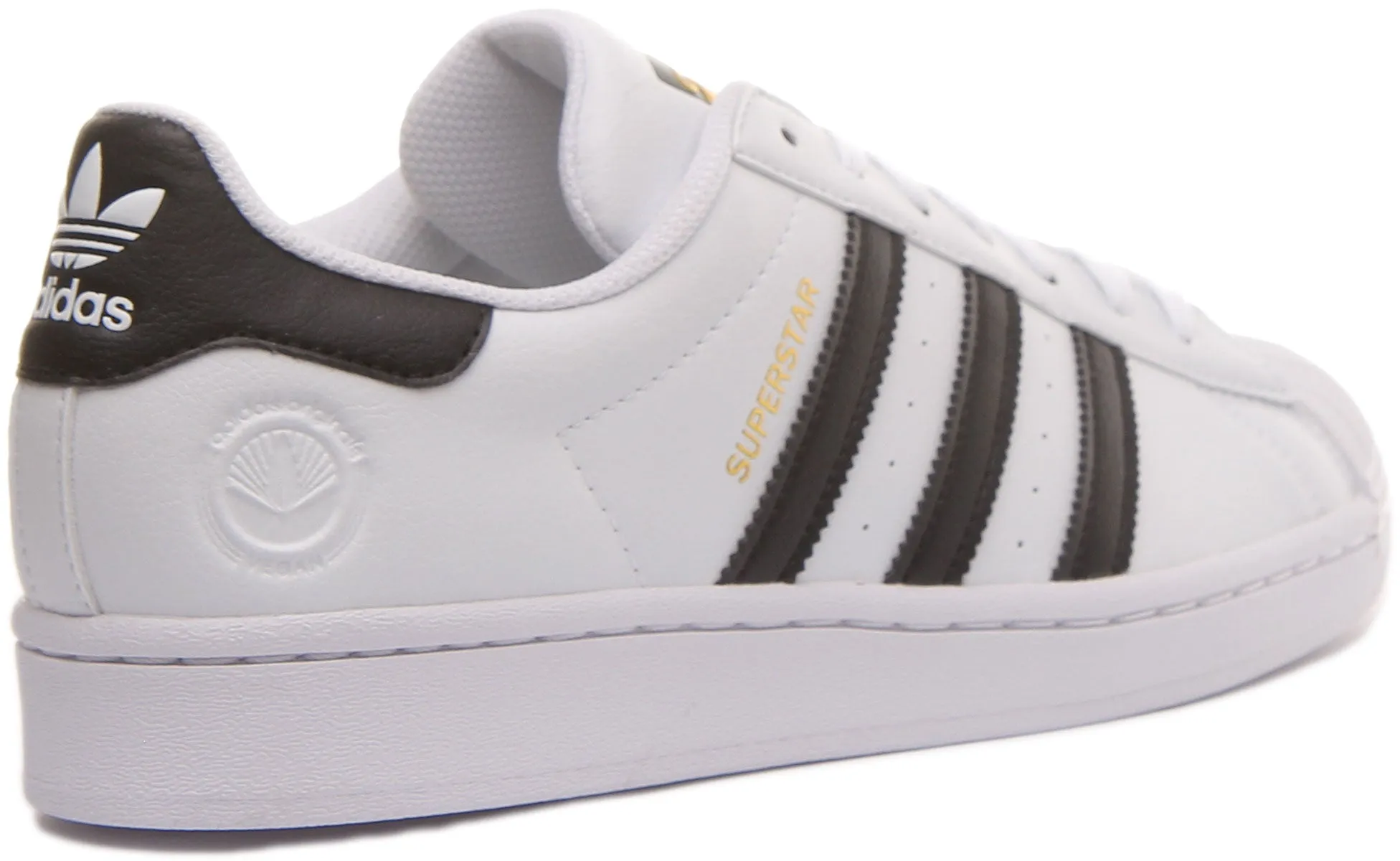 Adidas Superstar In White Black For Men