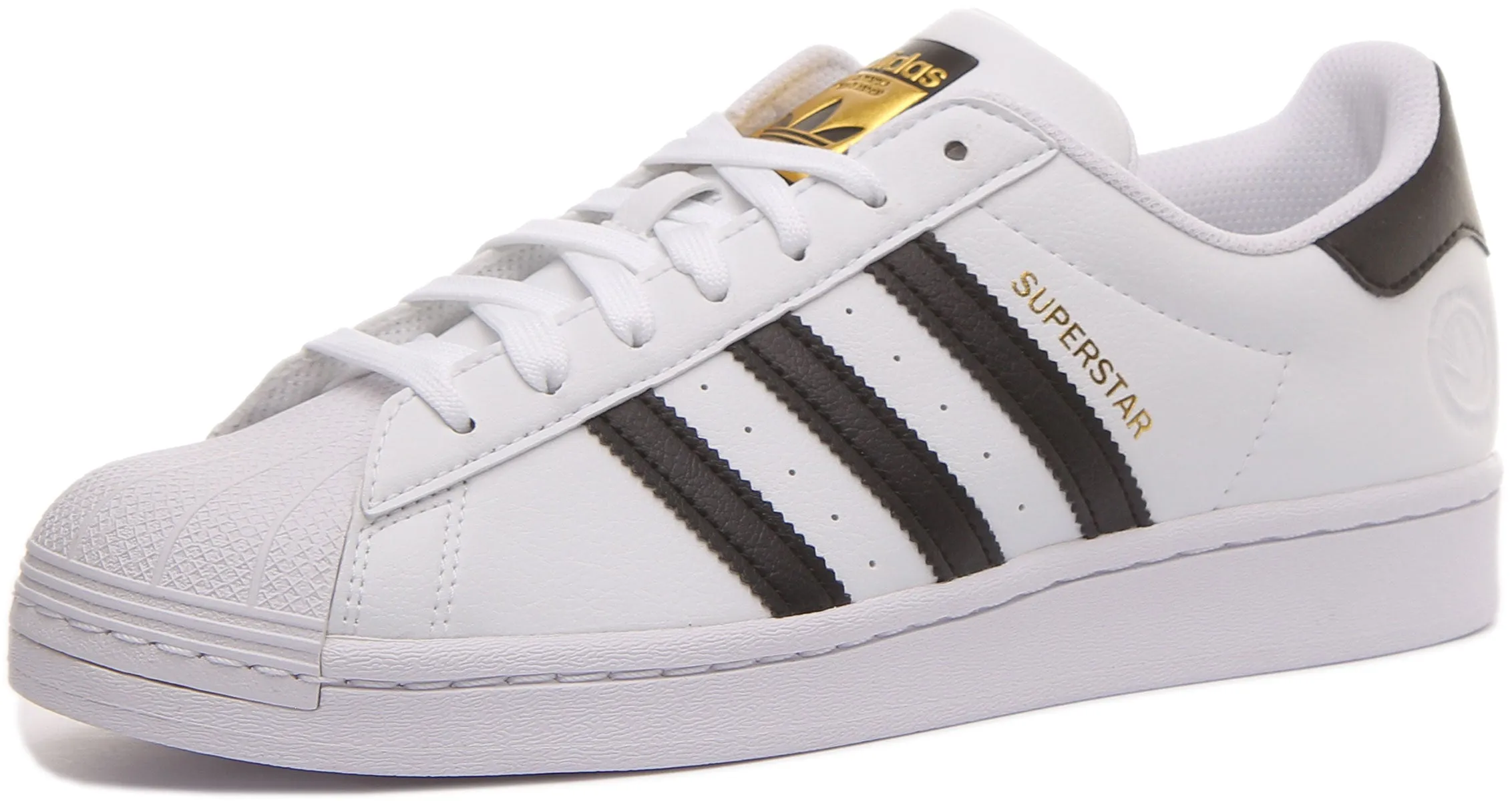 Adidas Superstar In White Black For Men