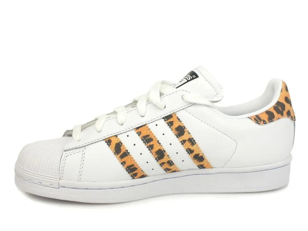 ADIDAS Superstar White Leopard CQ2514