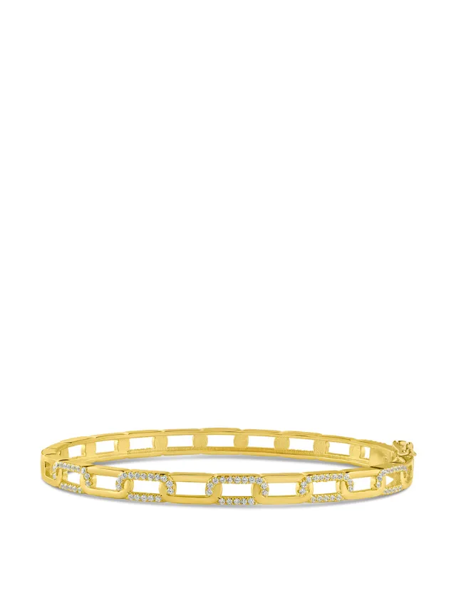 Alternating Pave Link Bracelet