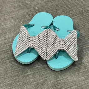 Aqua Flip Flops