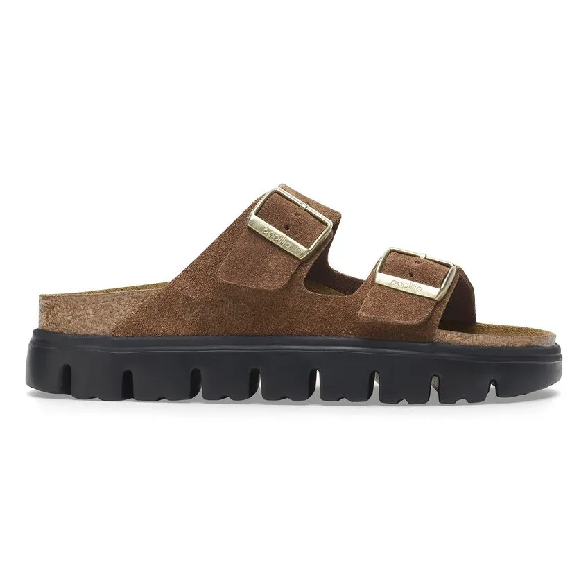 BIRKENSTOCK ARIZONA CHUNKY PLATFORM DARK TEA