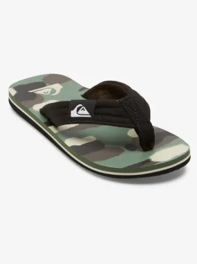 Boys 8-16 Boys 8-16 Molokai Layback Sandals - Black/Brown/Green