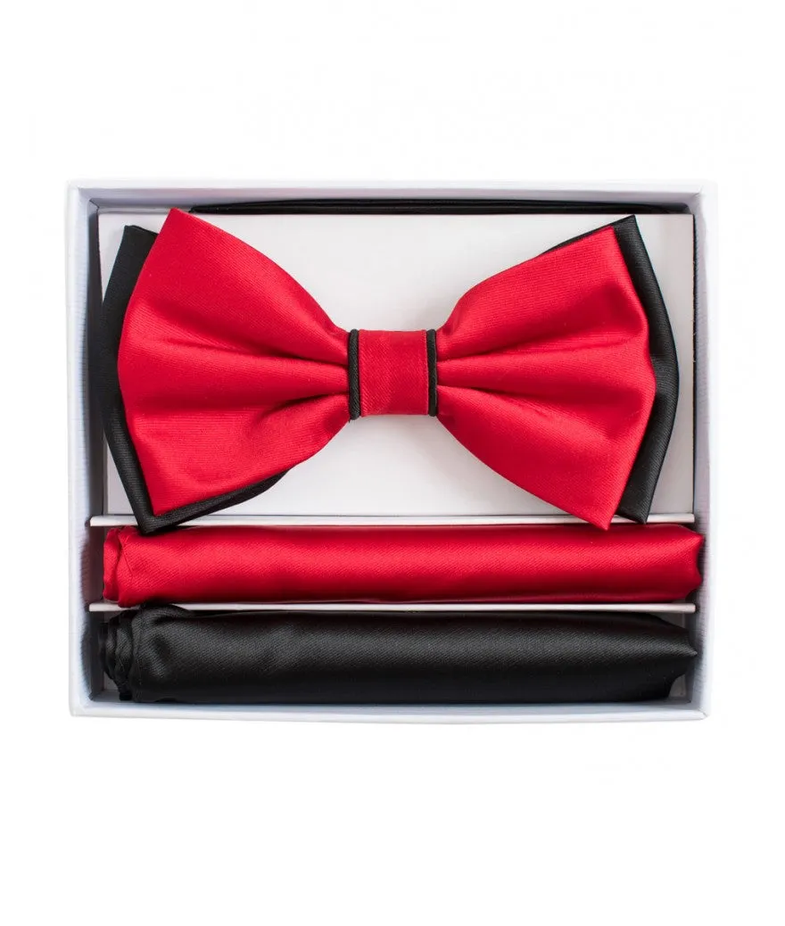 Brand Q Two Tones bow Tie Set