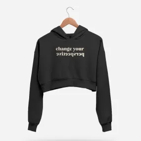 Change Your Perspective Crop Hoodie