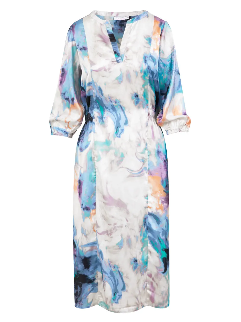 COSTER SWIRL PRINT DRESS