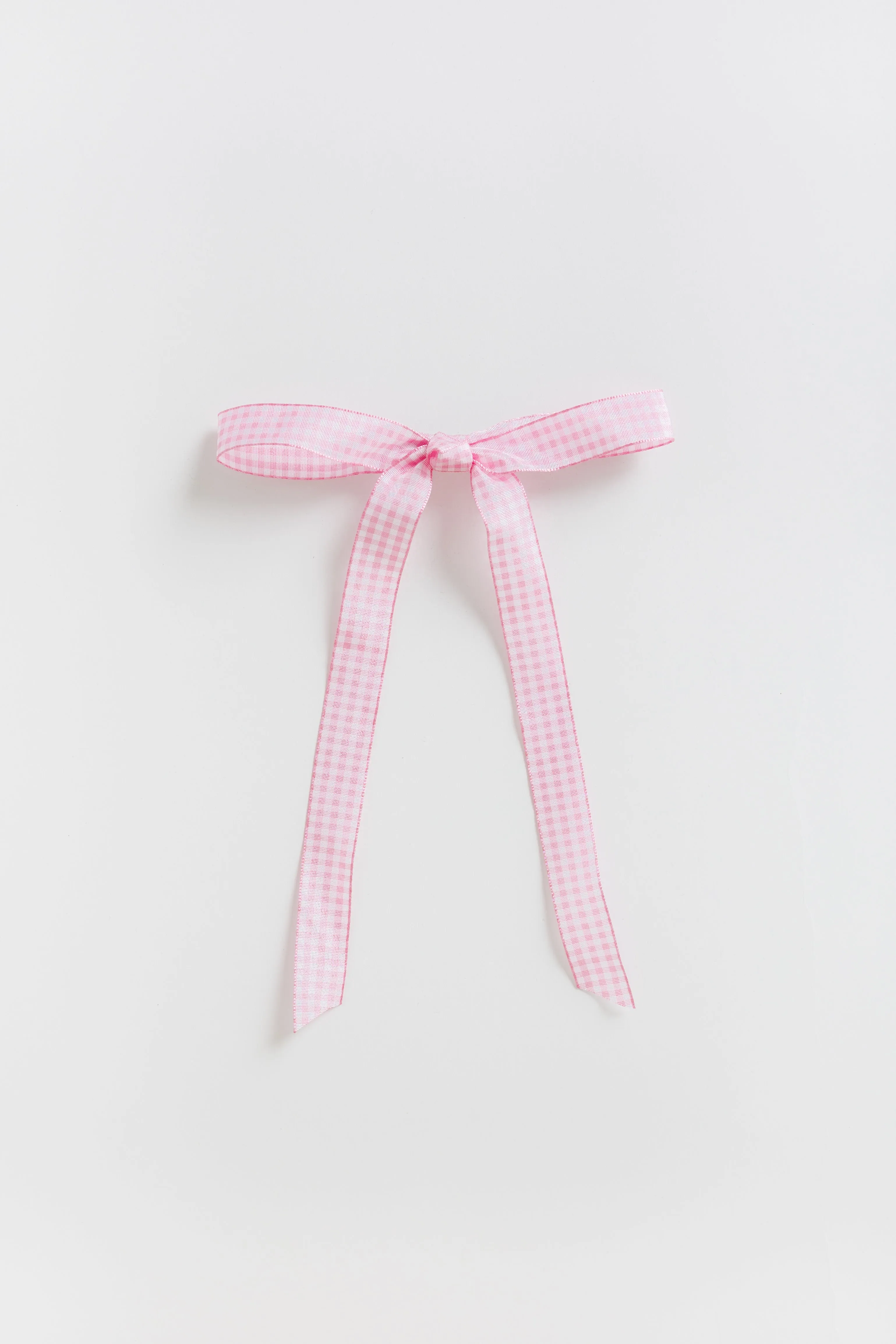 Cove Checkered Satin Hair Bow