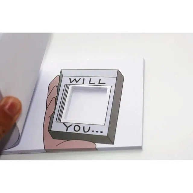 Creative Comic Proposal Flip Book with Finger Ring Space