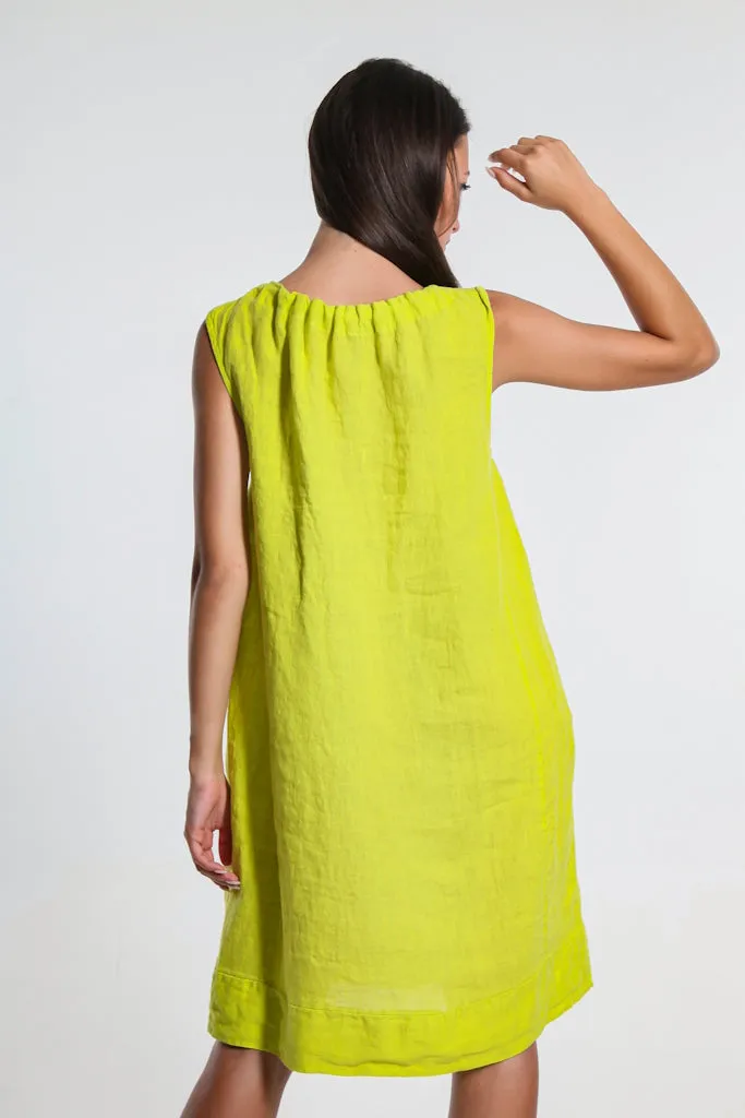 Devin Linen Shift Dress (DT119)