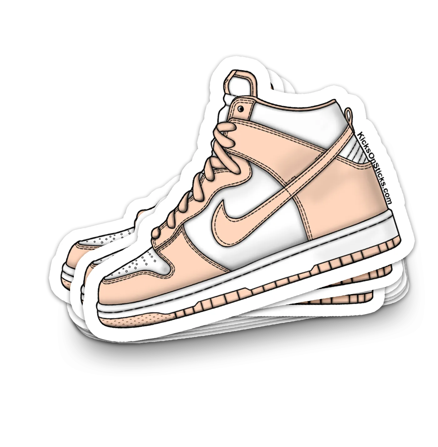 Dunk High "Crimson Tint" Sneaker Sticker