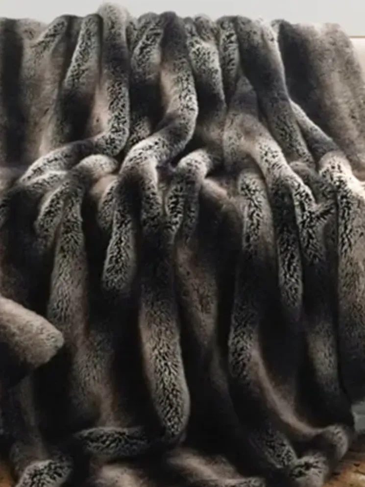 Fur Throw (Grey)