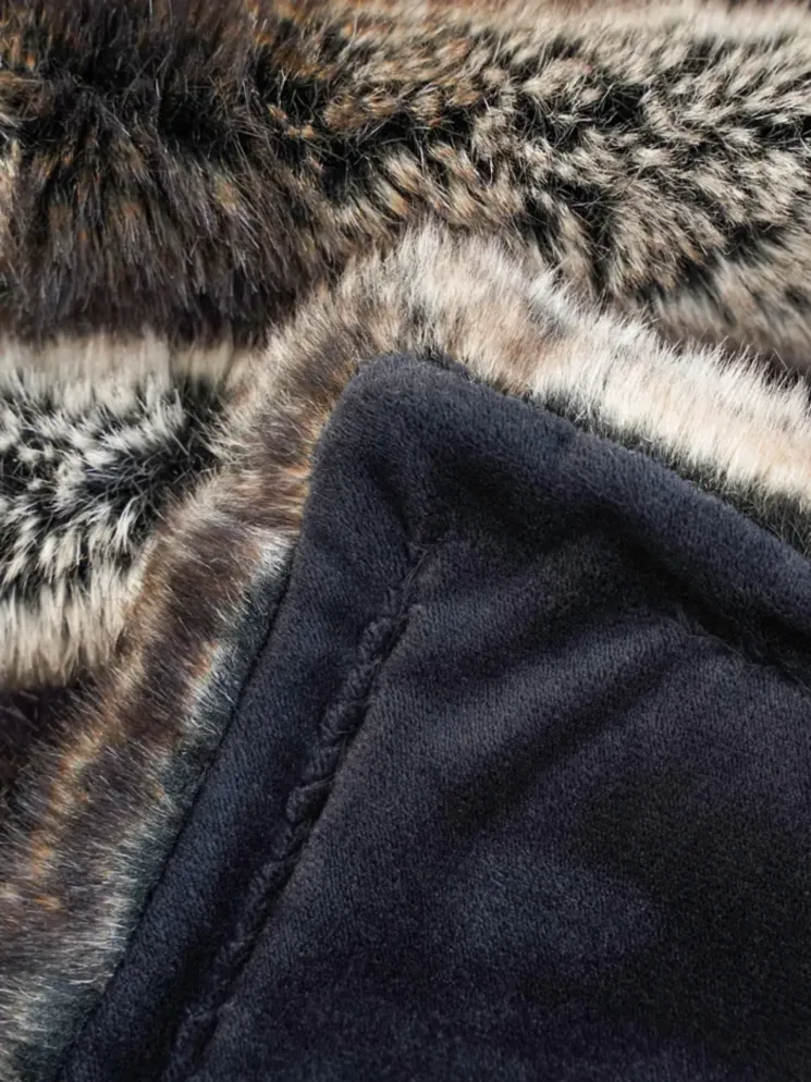 Fur Throw (Grey)