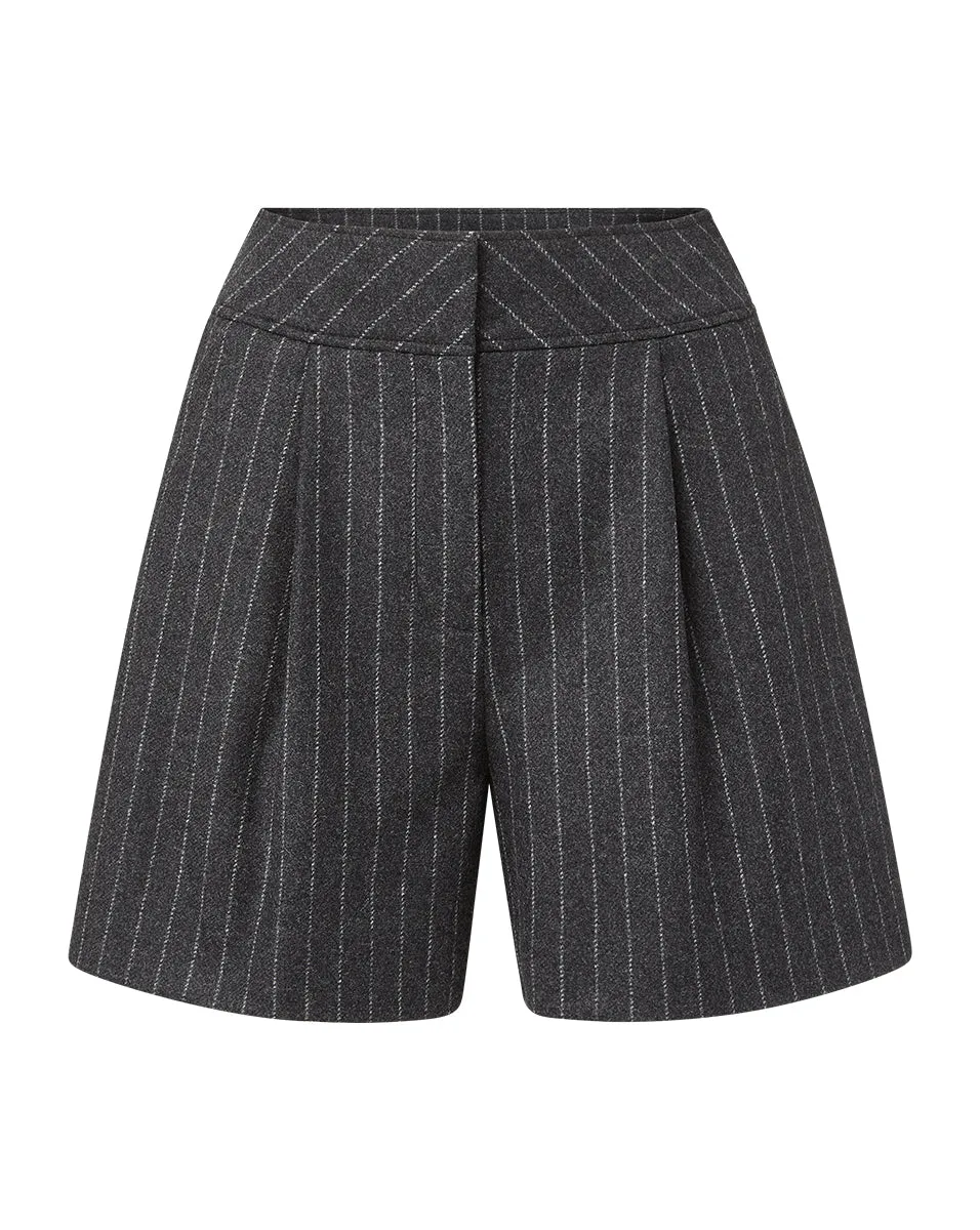 Haina Pinstriped Short