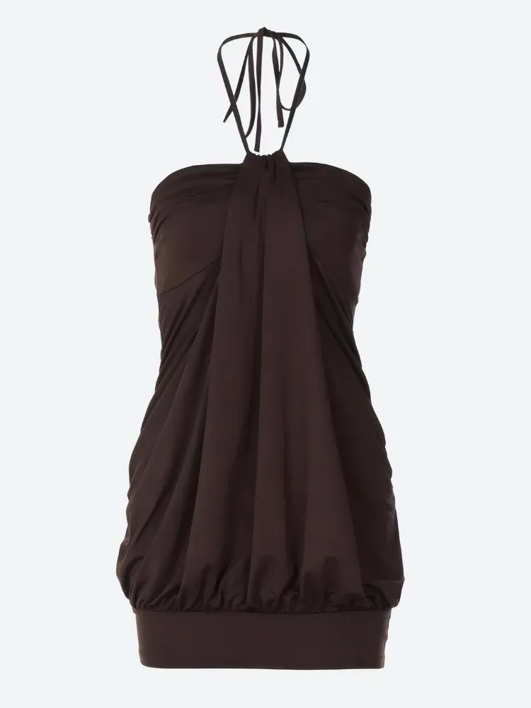 Halter Neck Mini Dress