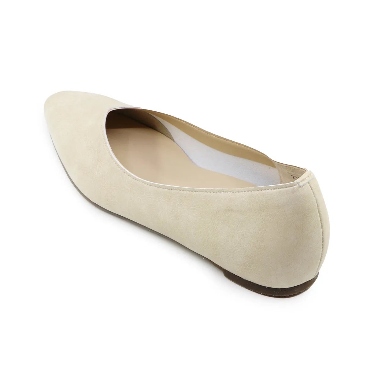 Haruna Beige Hidden Heels Rain Pumps