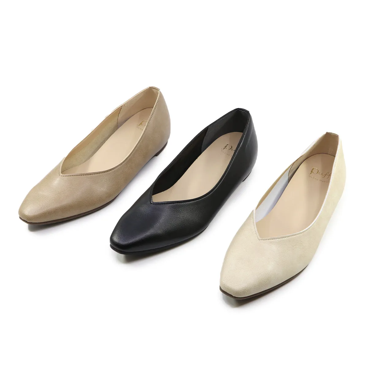 Haruna Beige Hidden Heels Rain Pumps