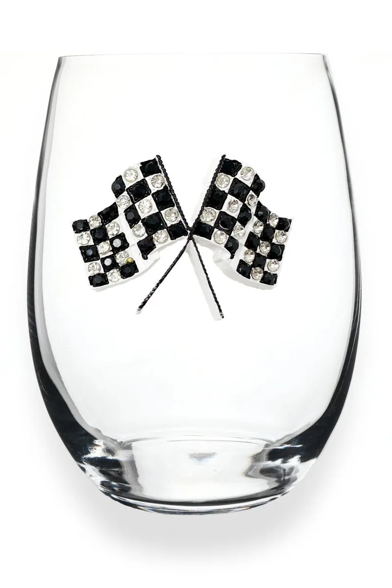 Jeweled Stemless Glassware Collection