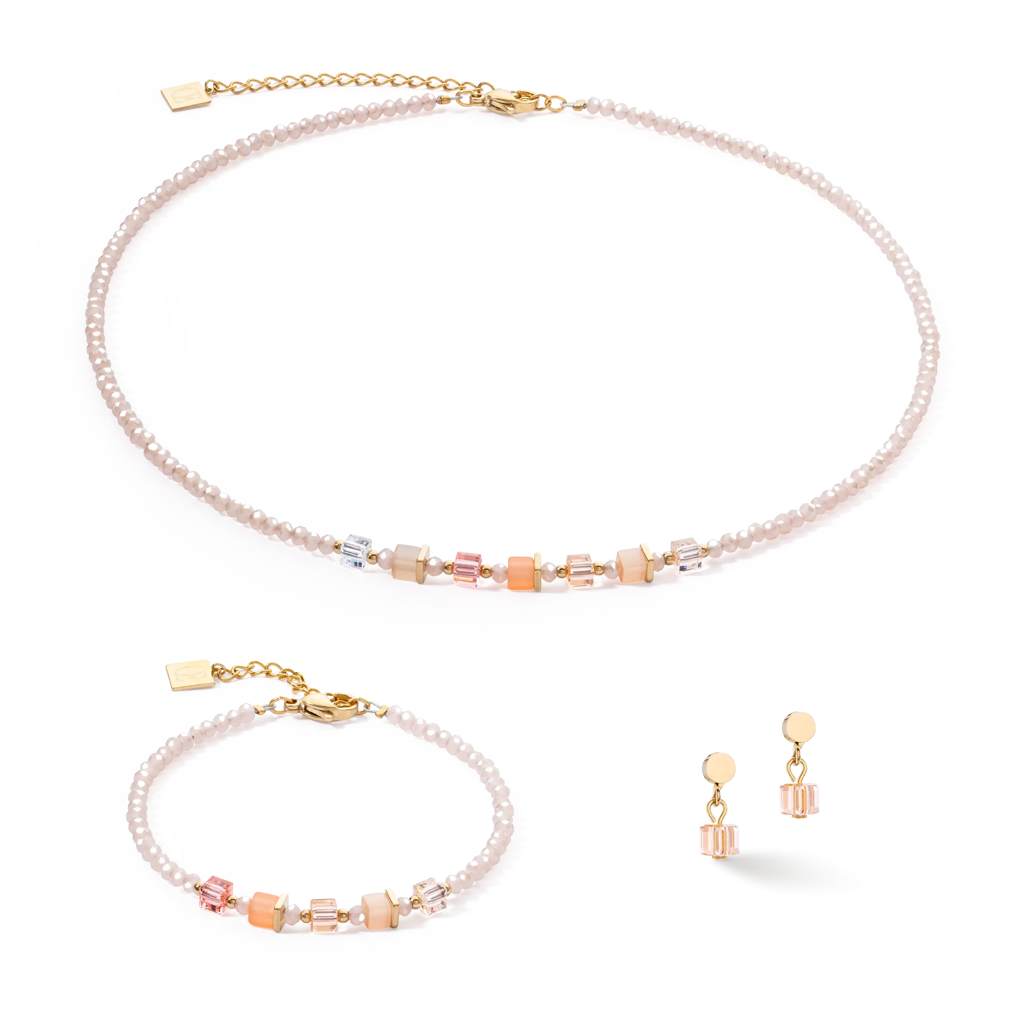 Joyful Colours necklace Apricot Crush