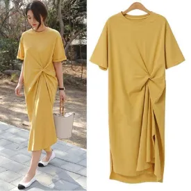 Kiana - Casual Dress with Knot Detail