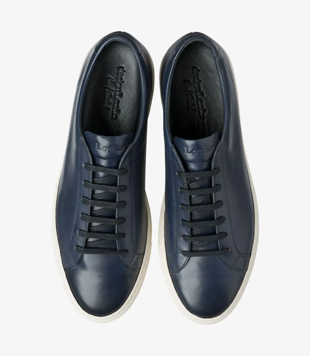 LOAKE  Sprint - Leather Sneakers -  Navy