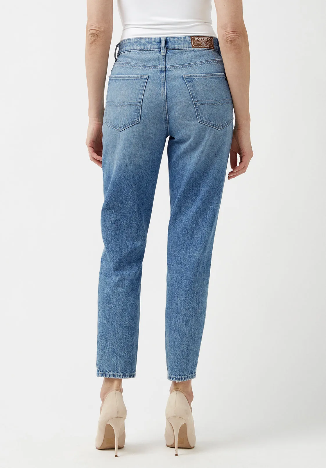 Margot Mom Jeans in Broken-in Wash - BL15903