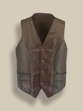 Men Vintage Leather Vest