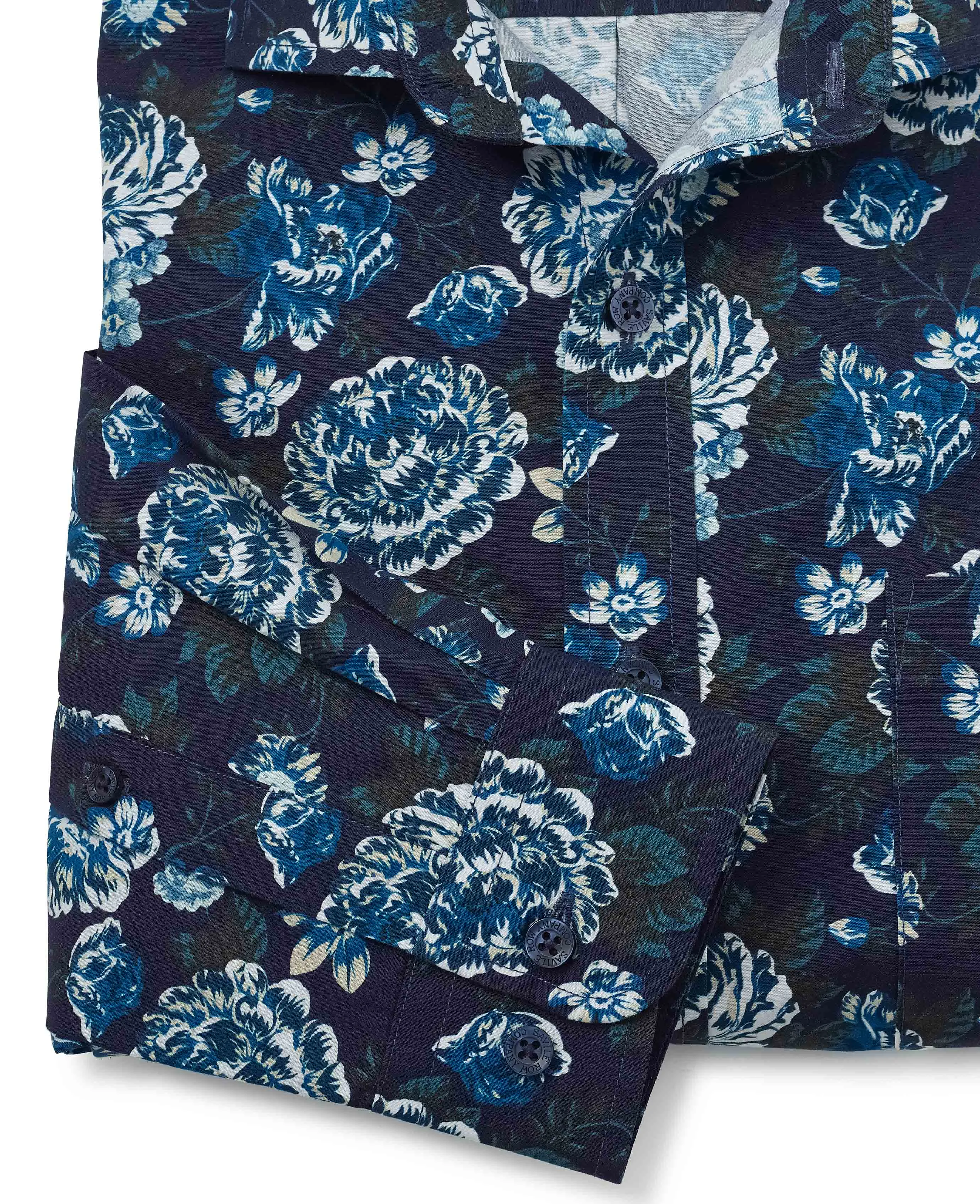 Navy Floral Shirt