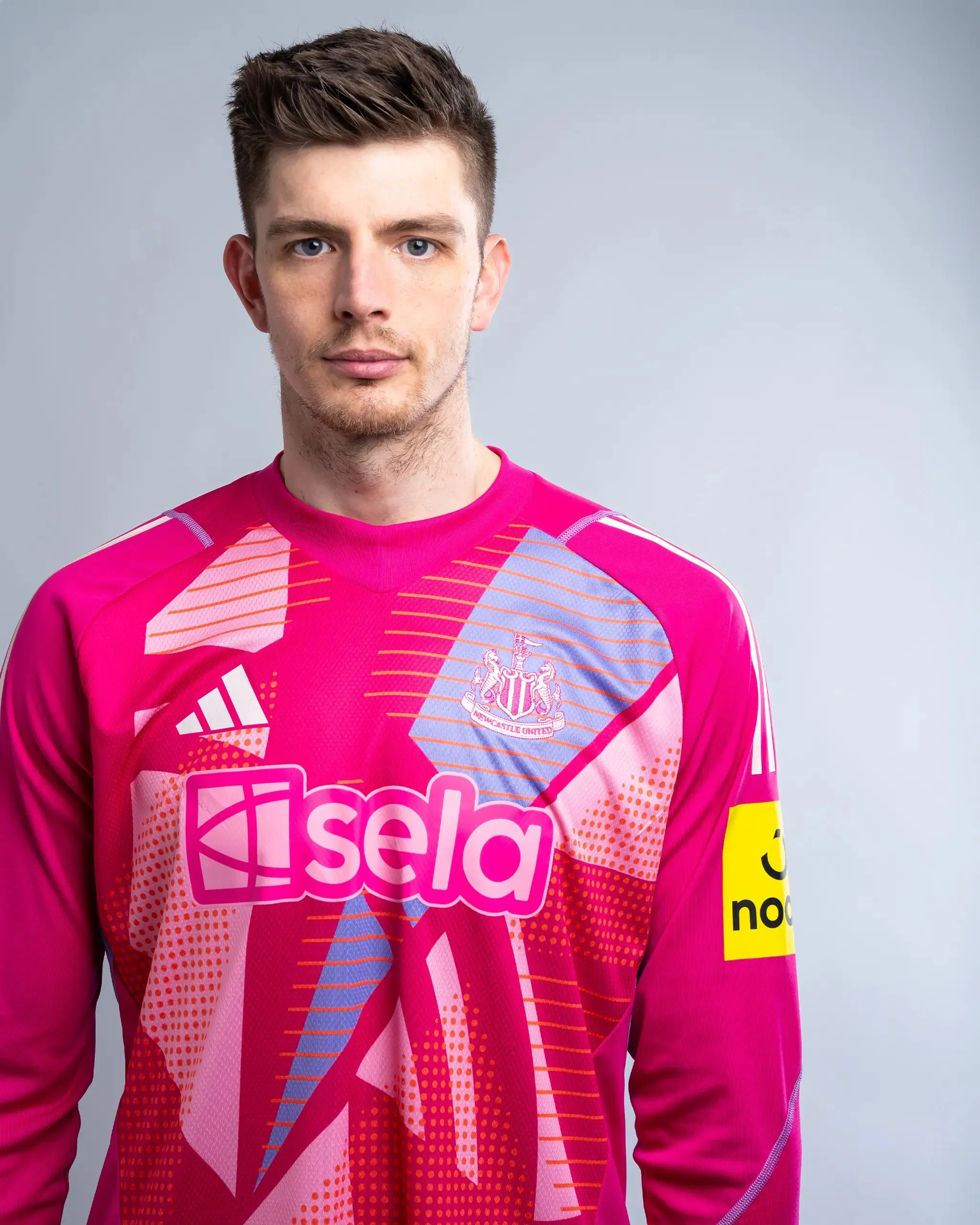 Newcastle United adidas Pink 24/25 Goalkeeper Long Sleeve Shirt